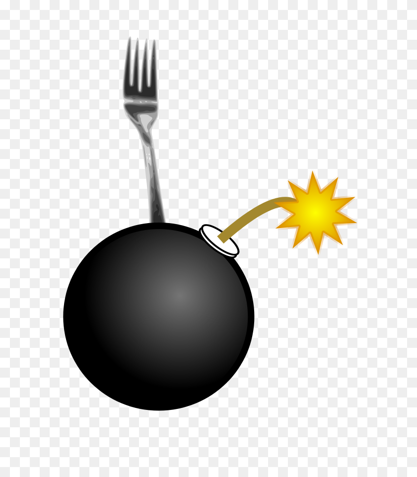 637x900 Fork Bomb Png Clip Arts For Web - Fork Knife Clipart