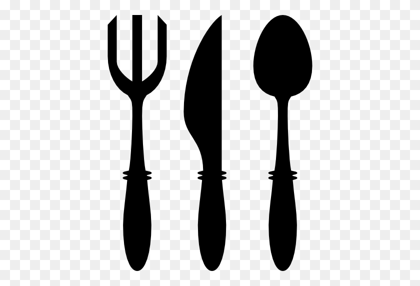 512x512 Fork, Knife And Spoon Utensils - Fork And Knife PNG