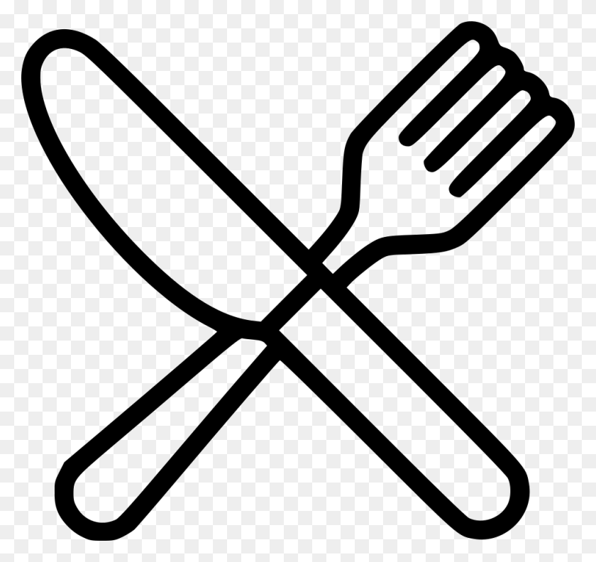 980x920 Fork Knife Food Restaurant Lunch Cutlery Png Icon Free - Lunch PNG