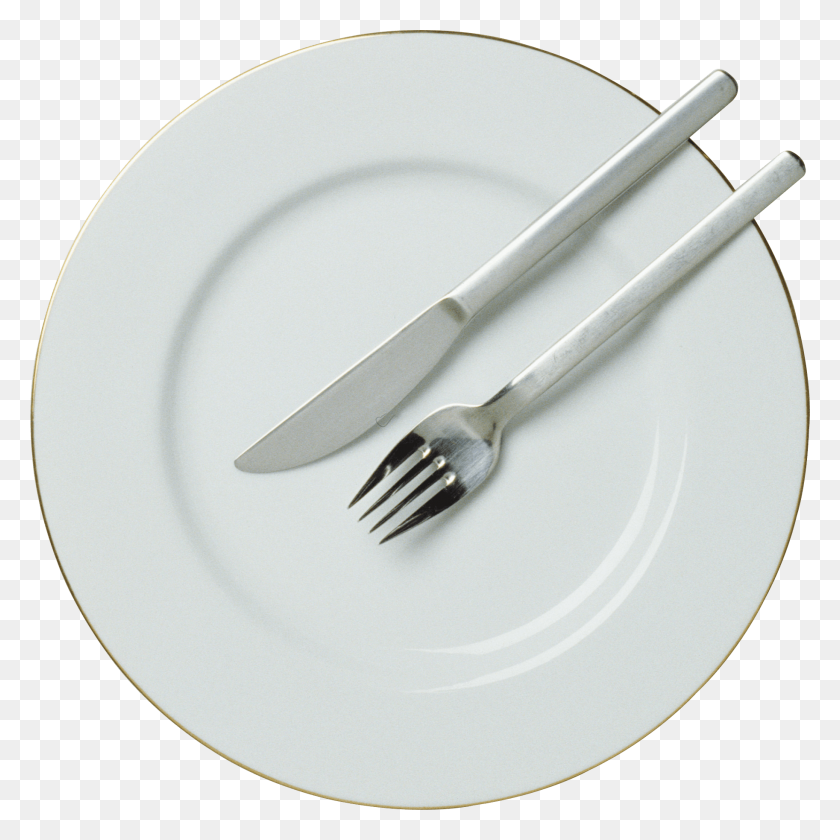 1826x1827 Fork Knife Plate Transparent Png - Fork And Knife PNG