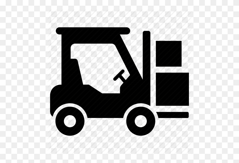 512x512 Fork Truck, Forklift, Logistics, Warehouse Icon - Forklift Clip Art