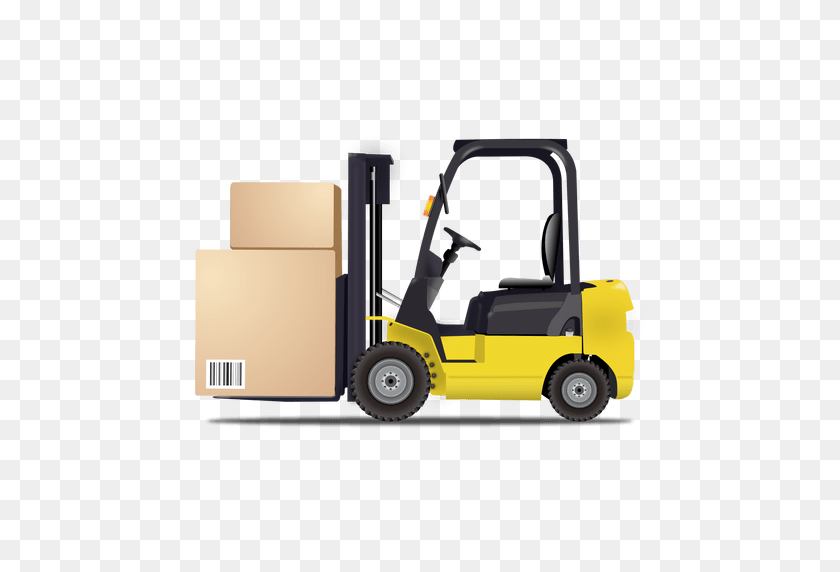 512x512 Forklift Logistic Icon - Forklift PNG
