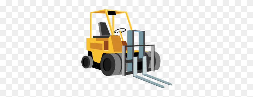 300x264 Forklift Truck Scales - Front End Loader Clipart