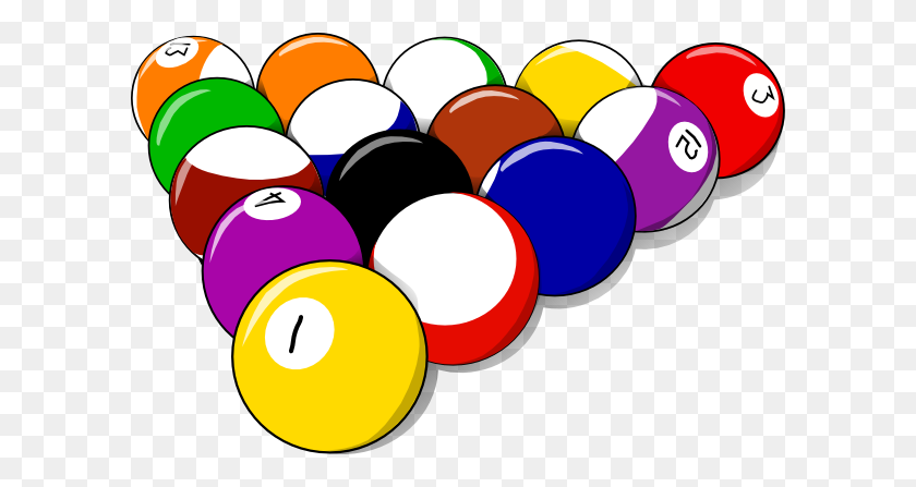600x387 Form In Art Ball Form Clip Art Form - Pool Balls Clipart