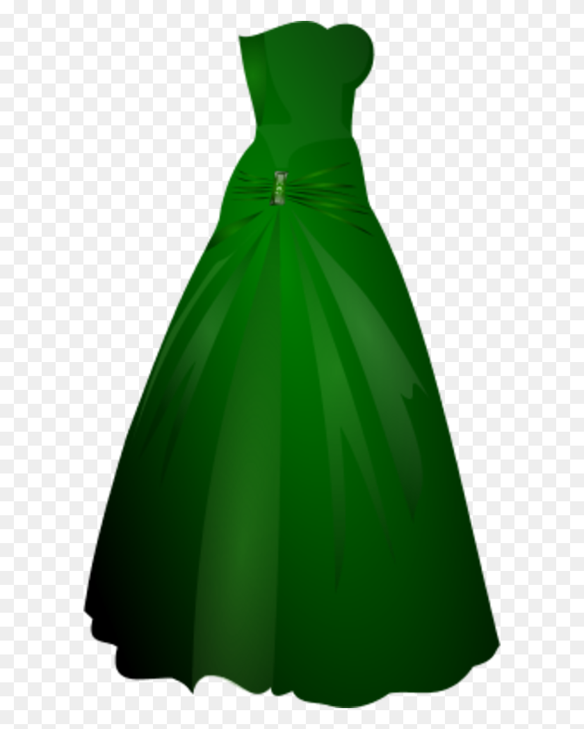 600x987 Вечернее Платье - Свадебное Платье Клипарт