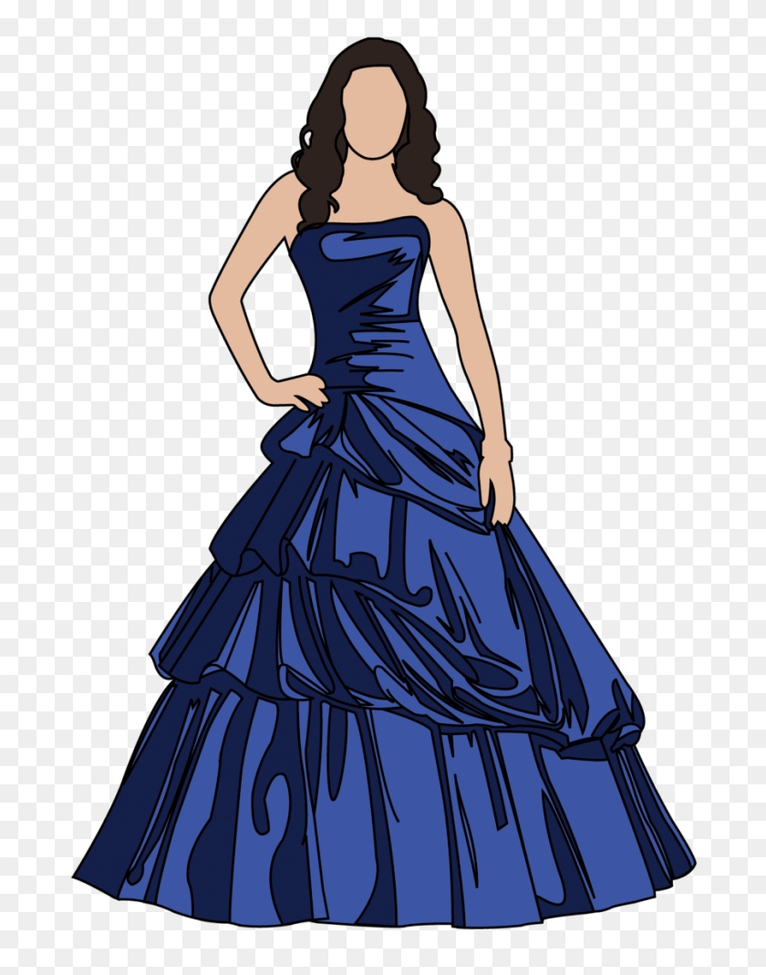 900x1165 Formal Wear Png Images Vectors And Free - Prom Dress Clip Art