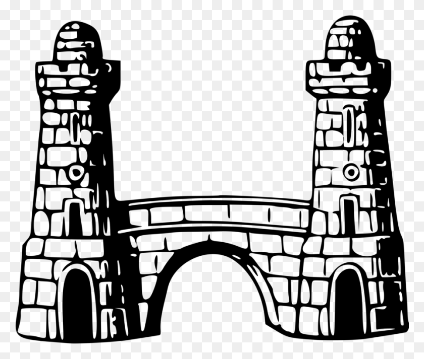 895x750 Fortification Computer Icons Castle Diagram Drawing Free - Ruins Clipart