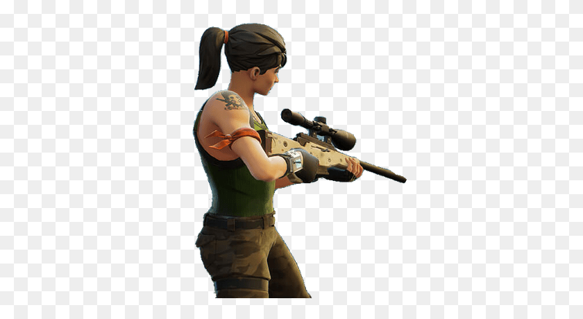 400x400 Fortnite Battle Royale Chica Png