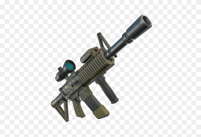 512x512 Fortnite Weapons Ranged, Traps, And Consumables - Fortnite Gun PNG