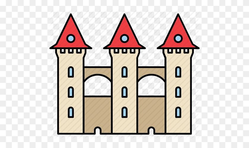 512x440 Fortress Clipart Middle Ages - Medieval Castle Clipart