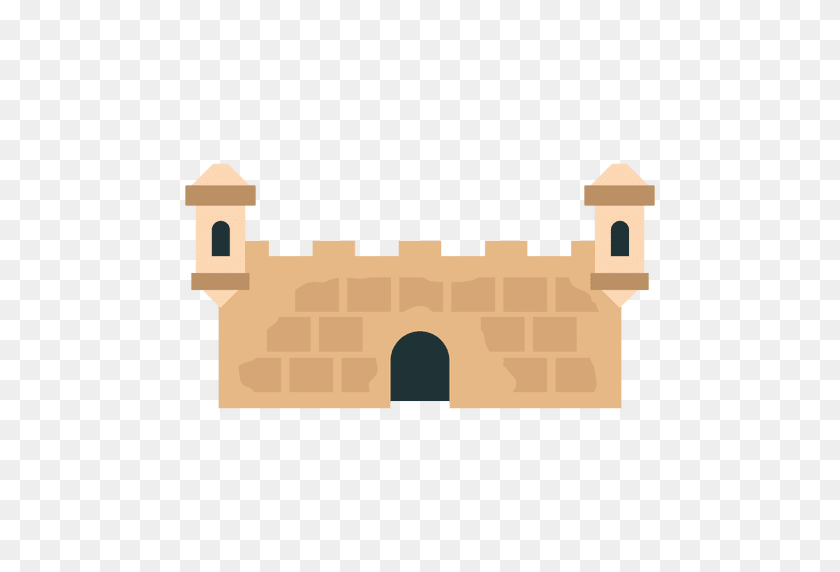 512x512 Fortress Enter Defense - Castle Wall PNG