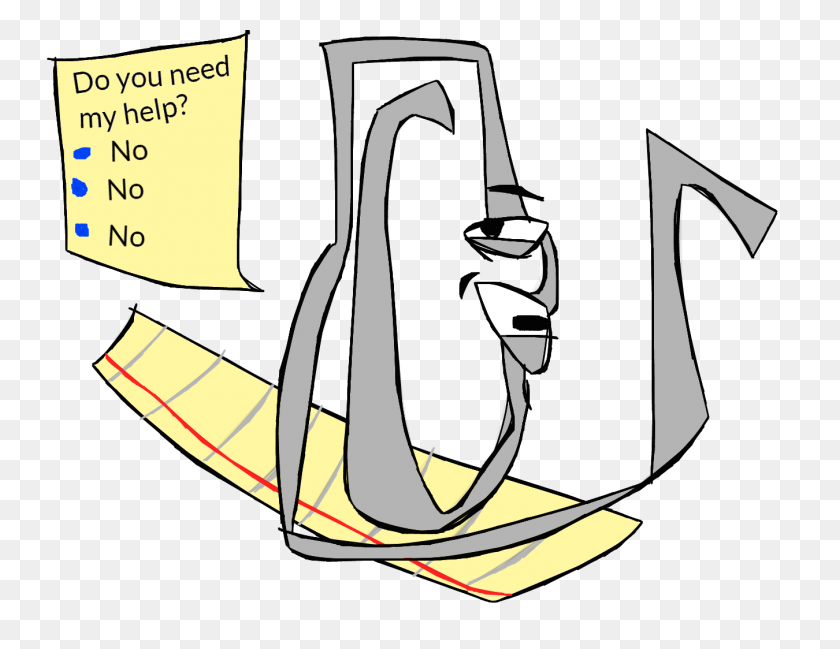 1350x1020 Forum Draw Clippy - Clippy PNG