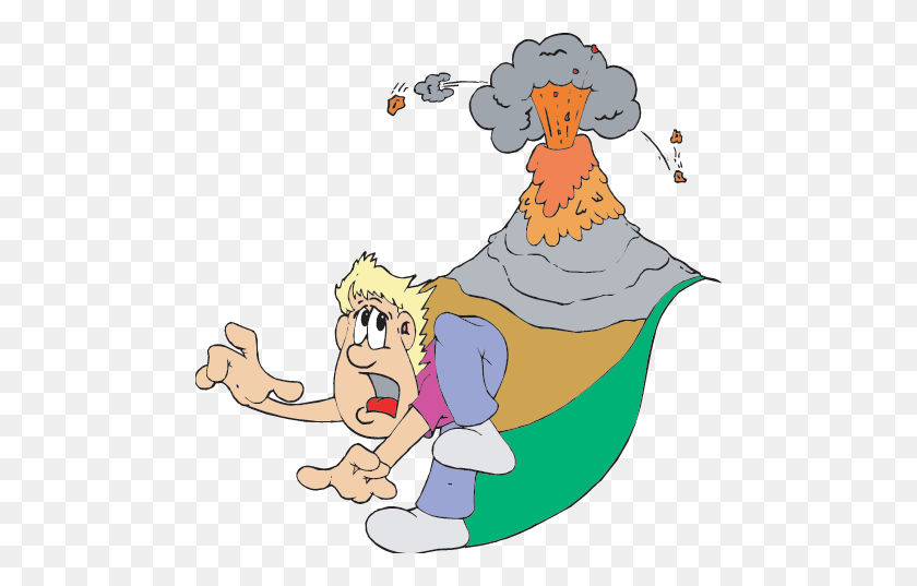 482x477 Fossil Clipart Volcano - Fossil Clipart