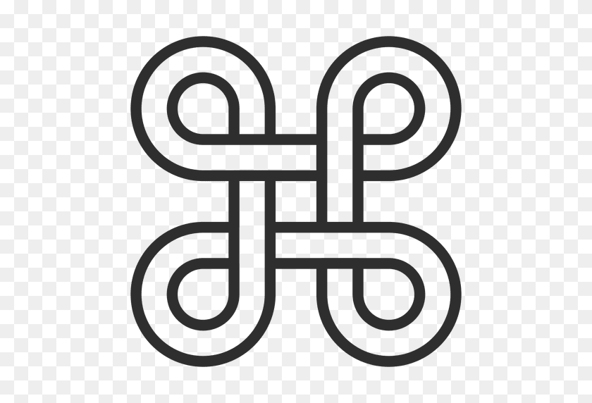 512x512 Four Infinity Symbols Logo Infinite - Infinity Symbol PNG