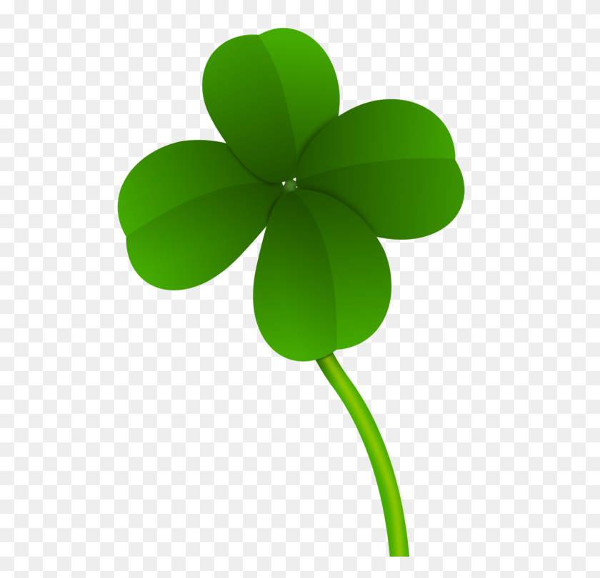 530x750 Four Leaf Clover Shamrock Red Clover Saint Patrick's Day Luck Free - Saint Patrick Clip Art Free