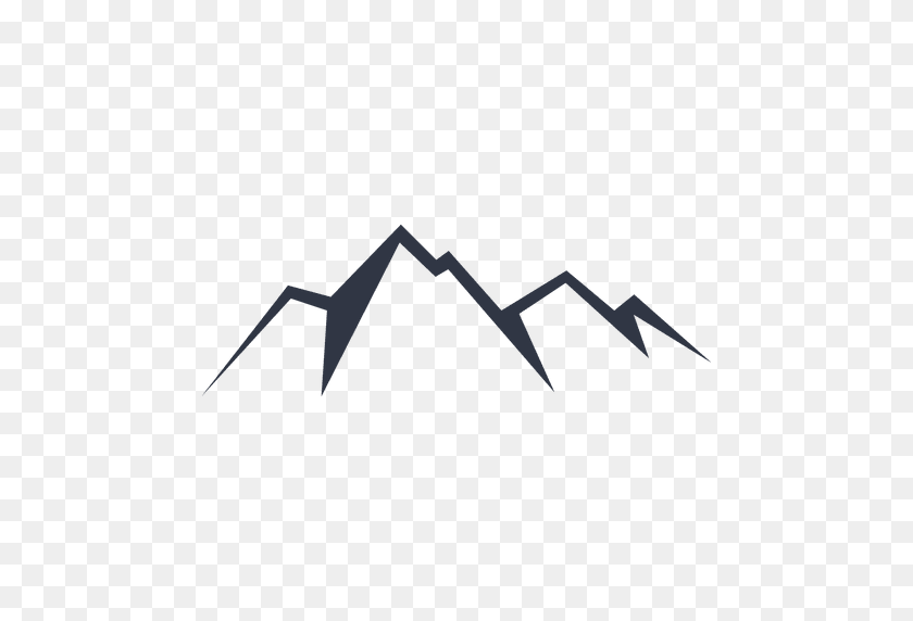 512x512 Four Peak Mountan - Icono De Montaña Png