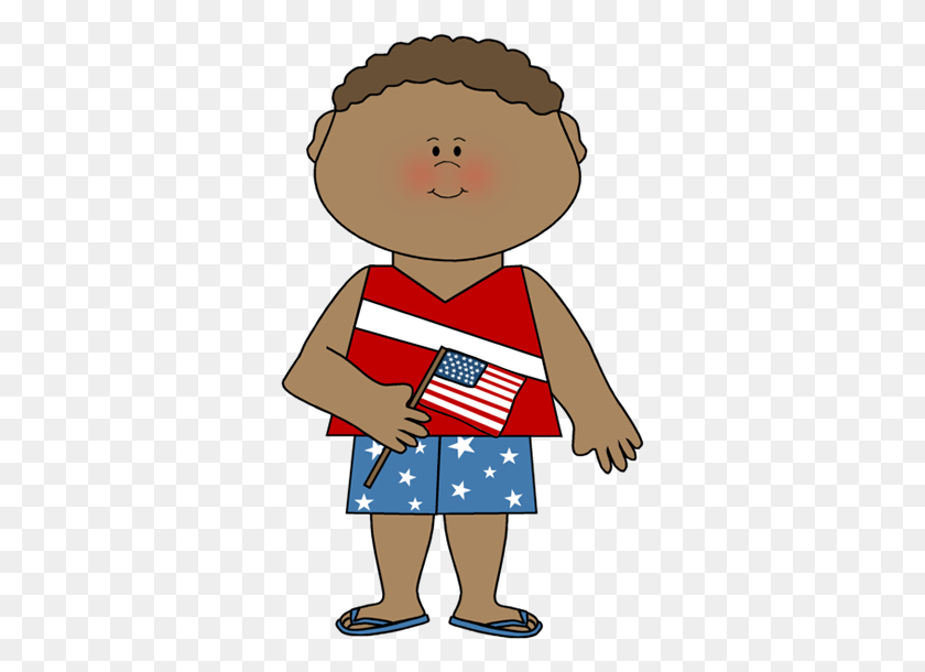 330x550 Fourth Of July Clip Art Free Animated - Happy Fourth Of July Clipart