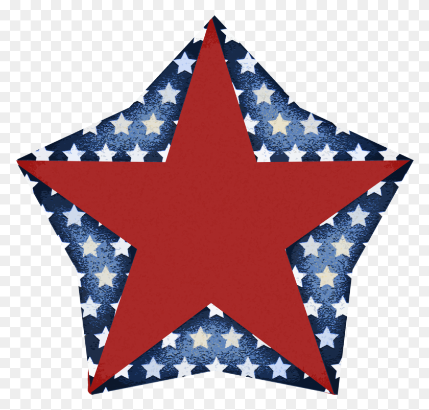 1024x975 Fourth Of July Stars Clip Art Free Free Image - Fourth Of July PNG