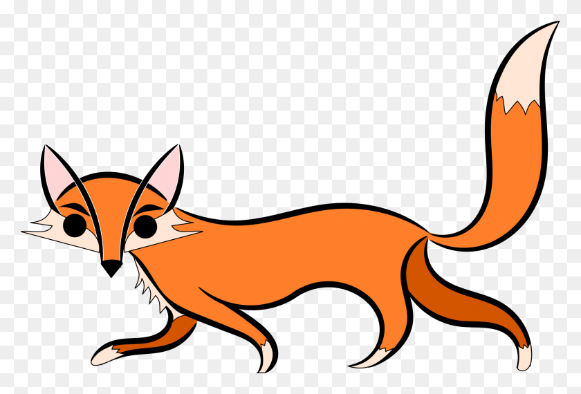2000x1309 Fox Black And White Fox Head Clipart Black And White Free Images - Fox Clipart PNG