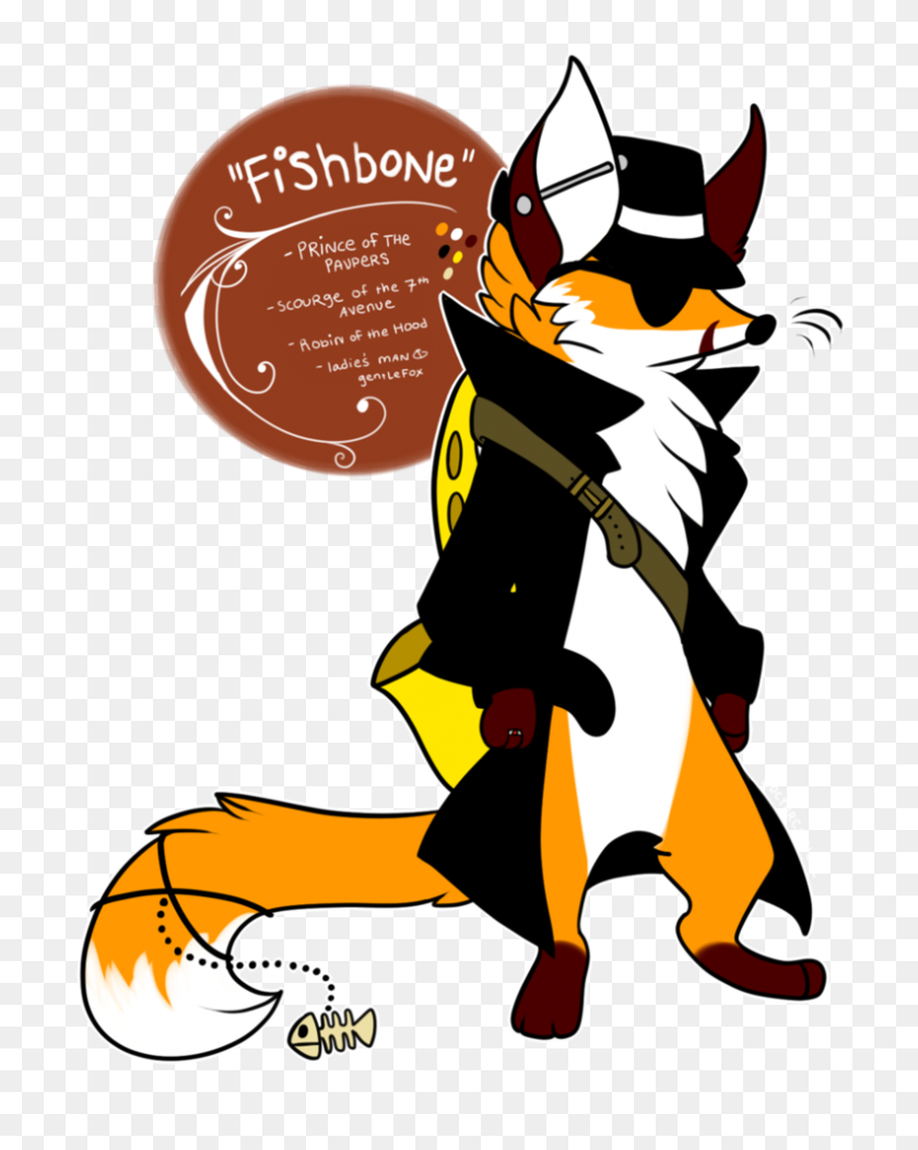 792x1009 Fox Clipart Gentleman - Fox Clipart PNG