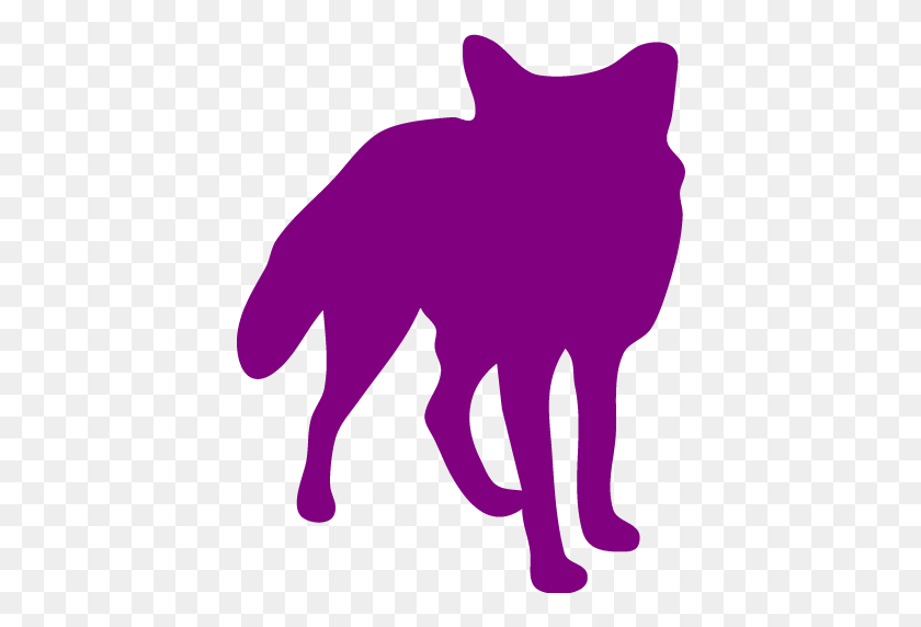 512x512 Fox Clipart Purple - Electrical Engineering Clipart
