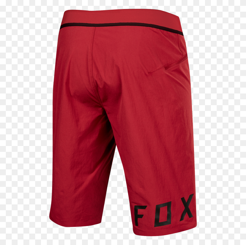 1000x1000 Fox Clothing Attack Short, Dark Red - Shorts PNG