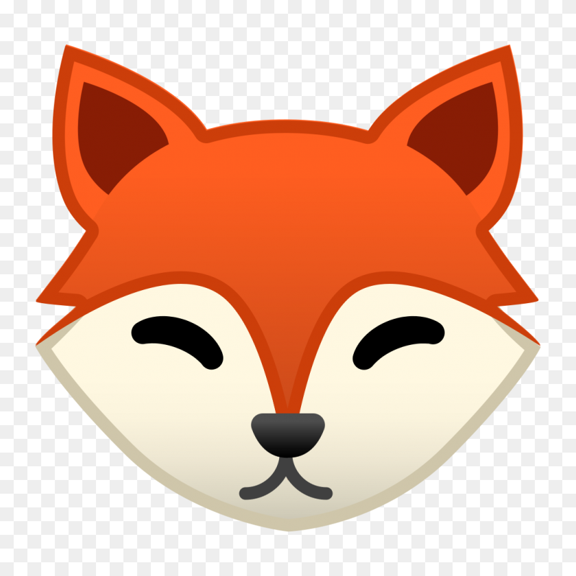 1024x1024 Fox Face Icon Noto Emoji Animales Naturaleza Iconset Google - Fox Png