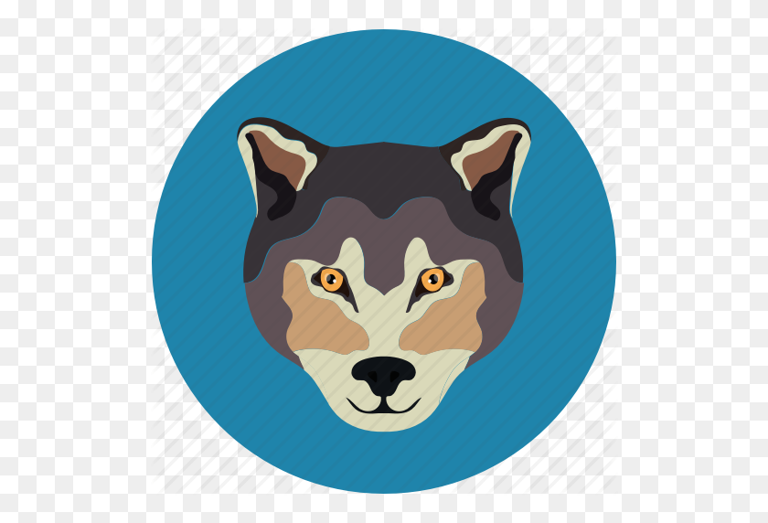 512x512 Fox, Fox Face, Wolf, Wolf Face Icon - Wolf Face PNG