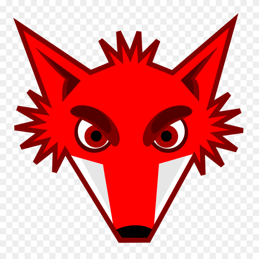 958x958 Fox Free Stock Photo Illustration Of A Red Fox Head - Main Office Clipart