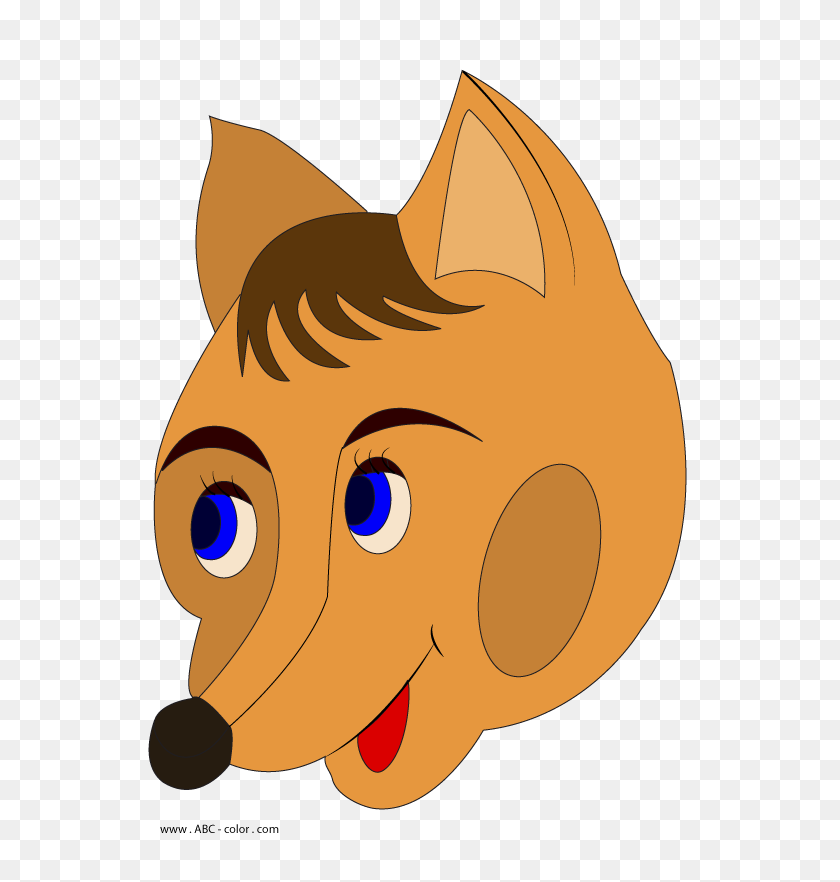 567x822 Fox Mask Picture - Cunning Clipart