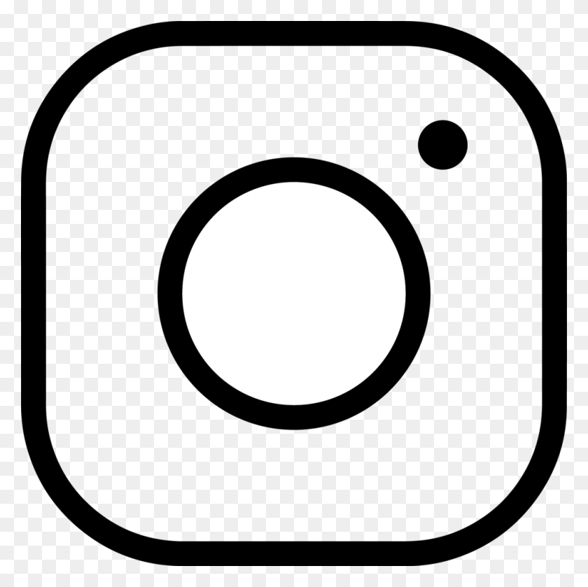 Black And White Instagram Logo Transparent Background