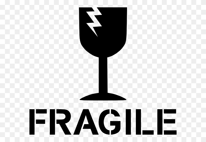 600x520 Fragile Sign Clip Art Free Vector - Jordan Clipart