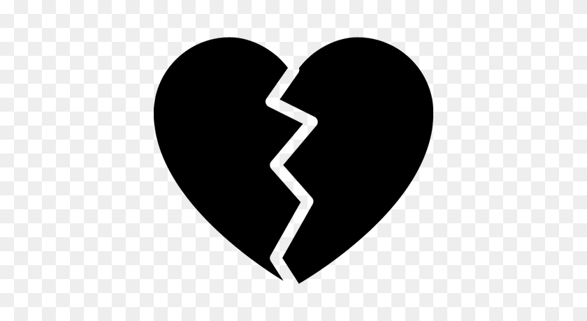 400x400 Fragmented Heart With Bandaids Transparent Png - Broken Heart Clipart Black And White