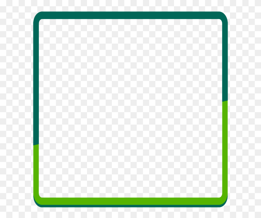 640x640 Frame Border Hd Free, Border, Image, Png Png And Vector For Free - Green Border PNG
