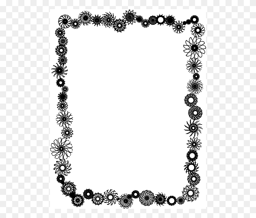 512x656 Frame Cliparts - Picture Frame Clipart Black And White