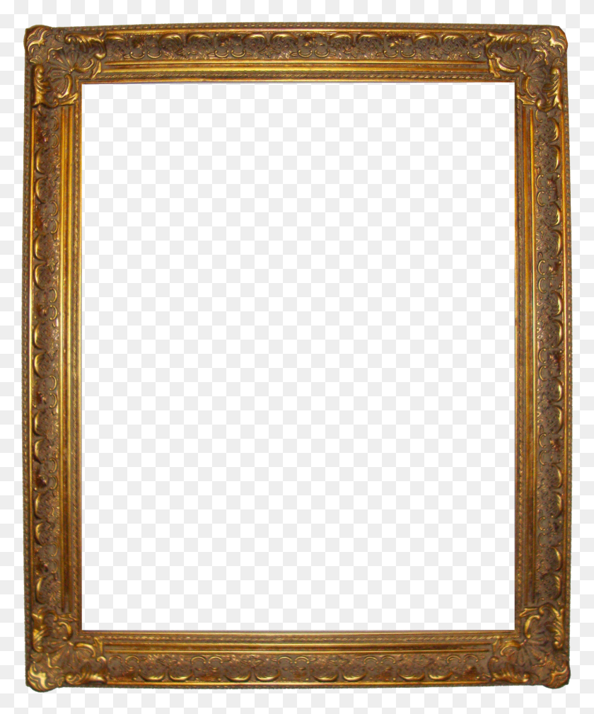 1315x1600 Frame Gold Transparent Png Pictures - Gold Frame Border PNG