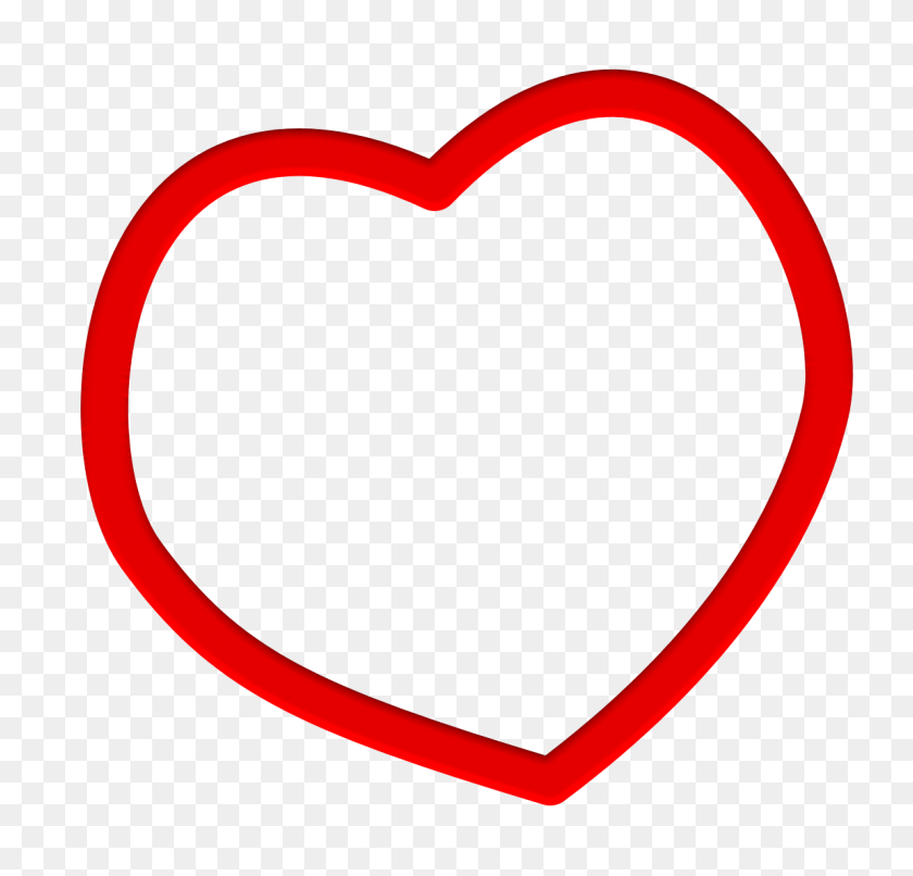 1150x1100 Frame Heart Transparent Png Pictures - Red Frame PNG