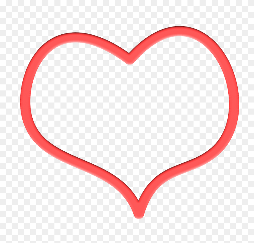 1150x1100 Frame Heart Transparent Png Pictures - Heart PNG Images