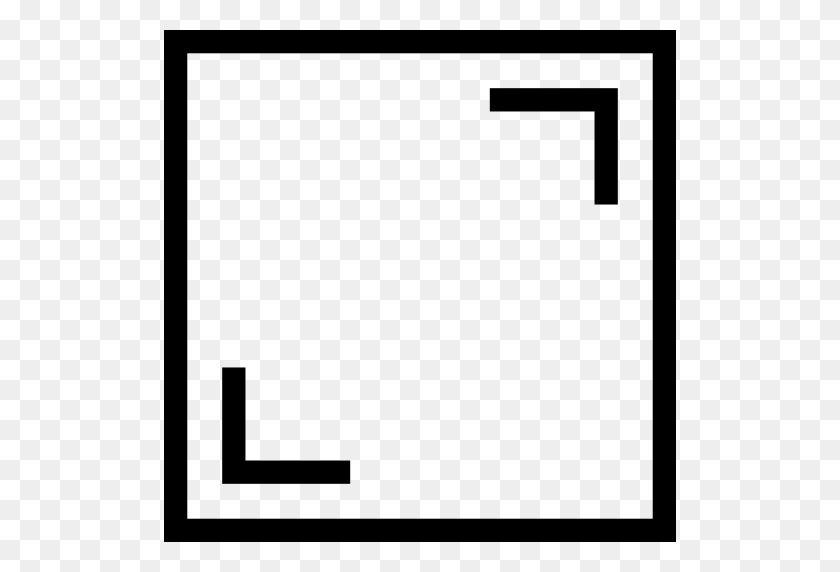 Frame Square Button Symbol Of Interface For Images Icon