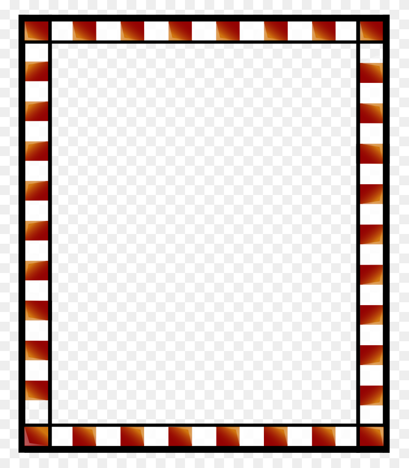 763x900 Frames Clip Art Borders - Square Frame Clipart