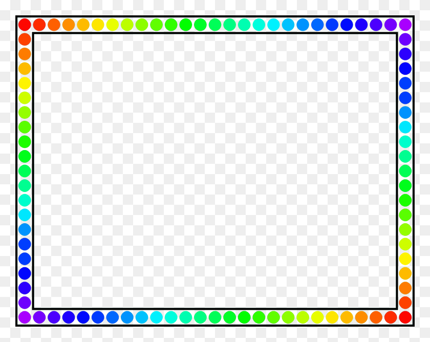 2400x1872 Frames Frame Borders Border Rainbow - Rainbow Border PNG