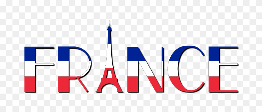 2400x922 Франция Клипарт Франция - Французский Флаг Клипарт