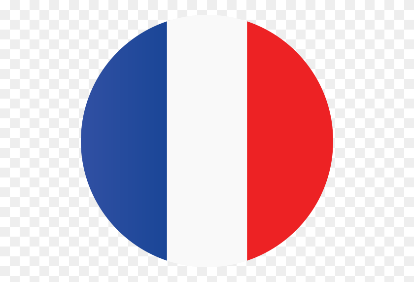512x512 Bandera De Francia Png Transparente - Círculo Rojo Png Transparente