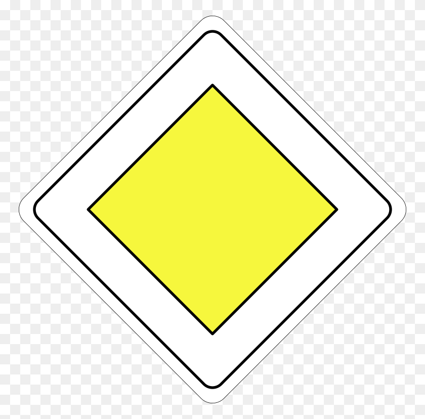 768x768 Франция Дорожный Знак - Пустой Дорожный Знак Png