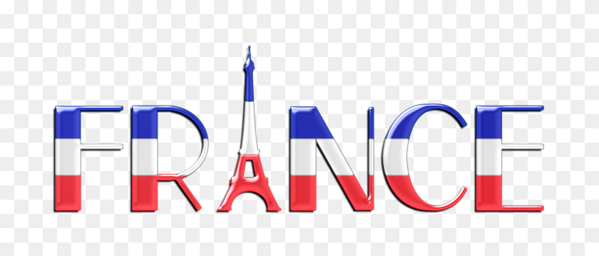 2400x922 France Typography Enhanced Icons Png - France PNG