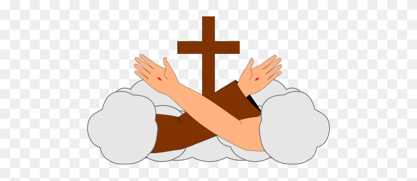 500x306 Franciscans - Crossed Arms Clipart