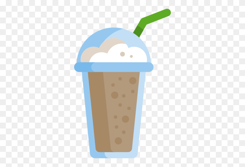512x512 Frappe Glass Png Icon - Vanilla Ice Cream PNG