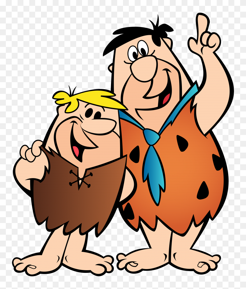 5054x6000 Fred Flintstone And Barney Rubble Png Clip Art Gallery - Rubble Clipart