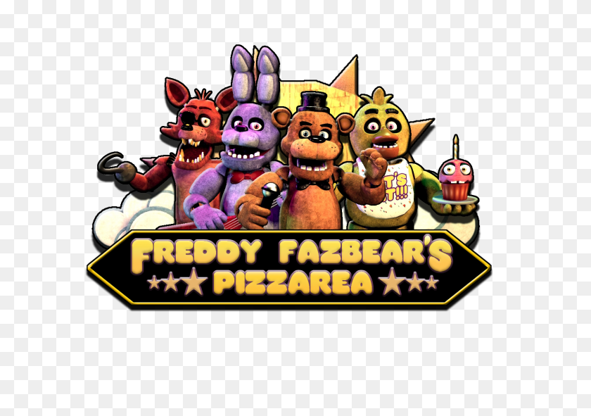 1500x1023 Логотип Freddy Fazbear's Pizzarea Fivenightsatfreddys - Five Nights At Freddys Clipart