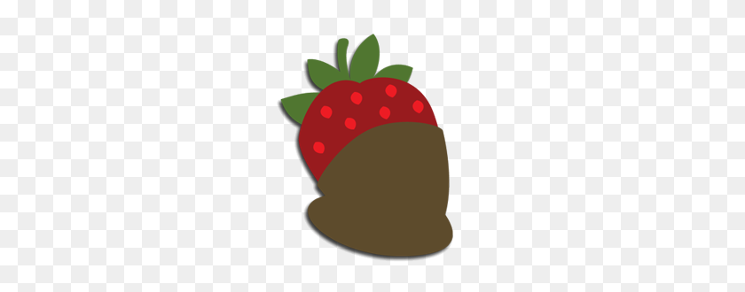 270x270 Free - Chocolate Covered Strawberries Clipart
